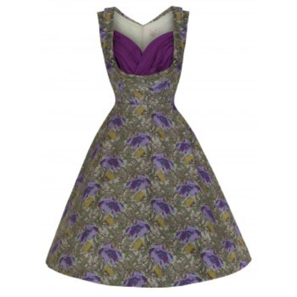 NWT Lindy Bop Ophelia Vintage Swing Dress Sz S